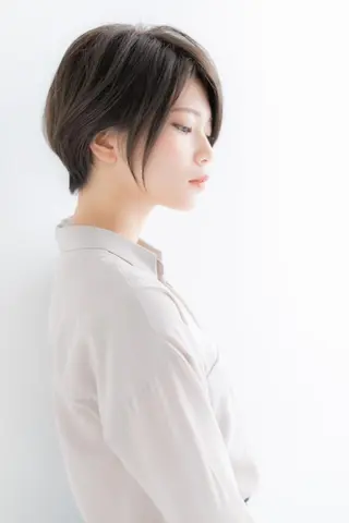 ショート シノハラ ガクト ショート/白髪ぼかしのヘアスタイル