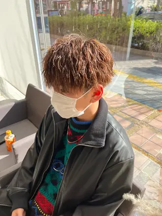 ショート パーマ メンズ 桜新町メンズ特化| ユウダイのヘアスタイル