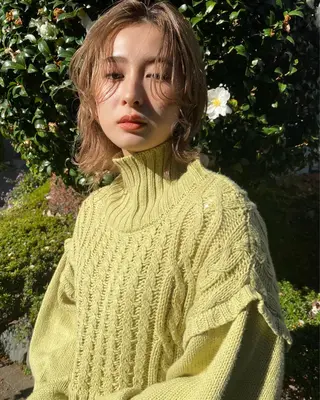 ミディアム カラー 柔らかいcolor 🌿harukaのヘアスタイル