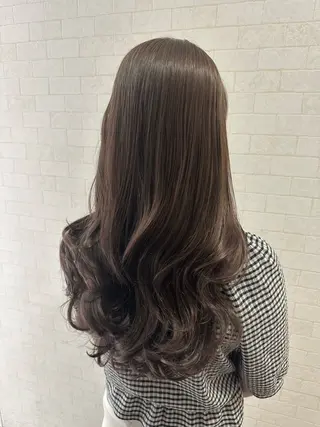 ロング カラー パーマ 💎ハイライトカラー /髪質改善カラー💎のヘアスタイル
