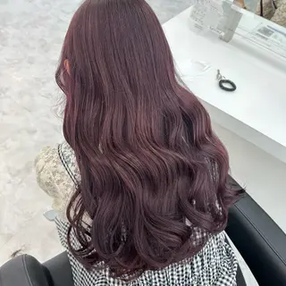 ロング カラー ダブルカラー 韓国ヘアKYONのヘアスタイル