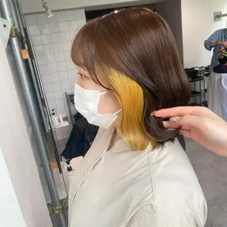 ミディアム SHIKI押上 ハラサワアヤカのヘアスタイル