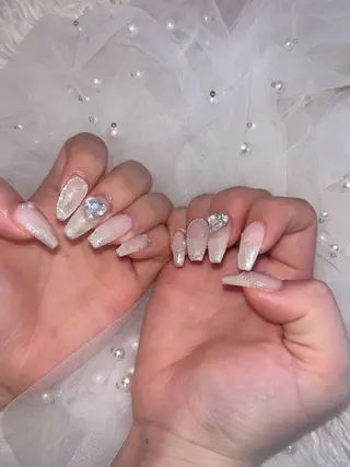 ネイル 【大垣ネイルモデル】 はんな🧡🐻‍❄️のネイルデザイン