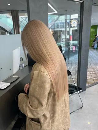 ロング カラー 韓国ヘア🖤/透明感 shihoのヘアスタイル