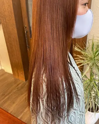 ロング しもかわ かほのヘアスタイル