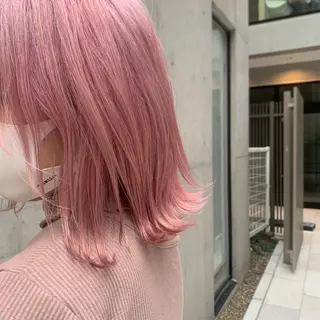 ショート カラー ヘアアレンジ ハイトーン/美髪矯正 🍃大江拓実のヘアスタイル