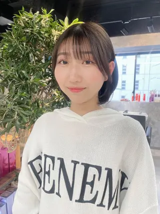 ミディアム カラー 宮城 ほのかのヘアスタイル