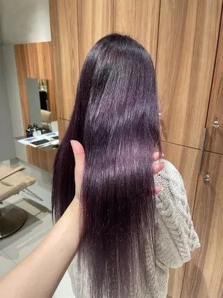 ロング RIN⌇ レイヤー⌇ 艶カラー🌙のヘアスタイル
