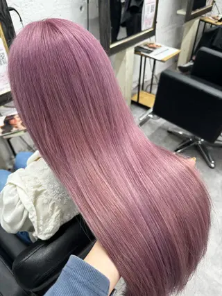 ロング カラー 東藤 悠真のヘアスタイル