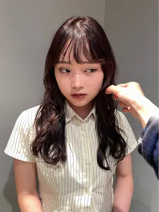 セミロング カラー パーマ 原宿/ケパーマ 🧺ユウマのヘアスタイル