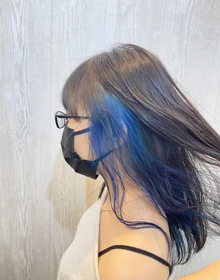 セミロング カラー TELA  HAIR 土浦所属・TELA HAIR 副代表　岡田のヘアスタイル