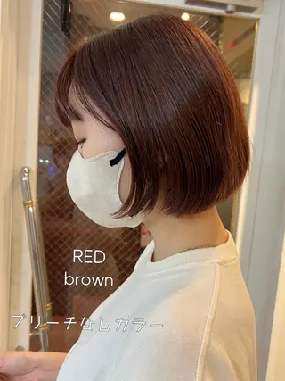 ショート カラー 渋谷/暖色系カラー kotoha🍊のヘアスタイル