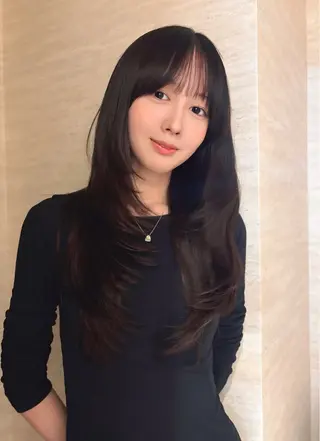 ロング 韓国ヘア‪‪❤︎‬ kanaのヘアスタイル