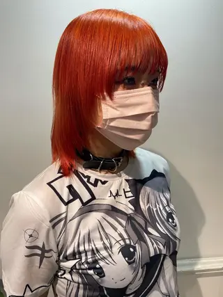 ミディアム カラー ボブ美容師 /馬場 翼のヘアスタイル