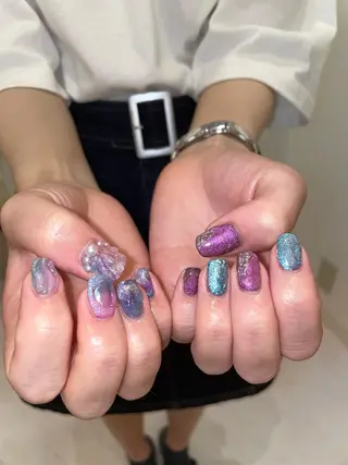 ネイル 束感まつ毛/ネイル/ LED♥KIRARAのマツエク・マツパデザイン