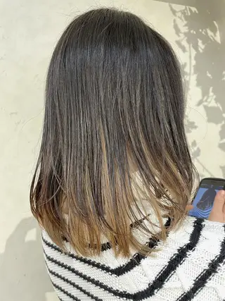 ミディアム カラー 【店長】 草間大輔のヘアスタイル