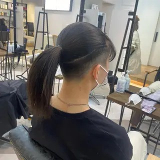 酸性ストレート・ メンズ 三原 楊子のヘアスタイル