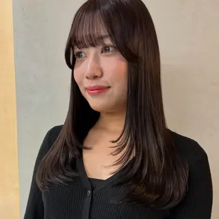 ロング カラー 韓国レイヤー/暖色 カラー/KOTONEのヘアスタイル