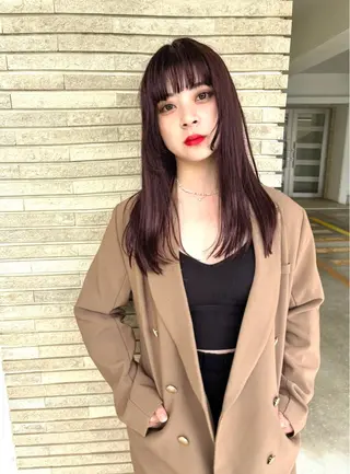ミディアム カラー grand juteのヘアスタイル
