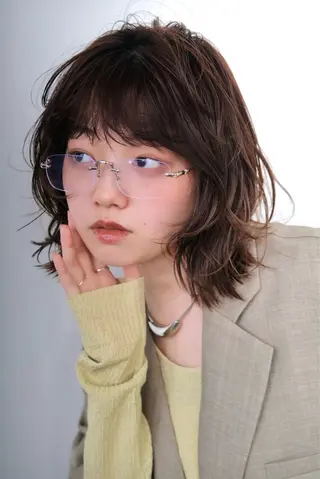 ミディアム ryona🎀 /レイヤーカットのヘアスタイル