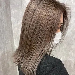 ミディアム カラー ヘアアレンジ TIDEHAIR SHIHOのヘアスタイル