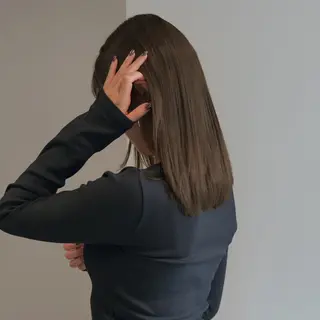 ミディアム 髪質改善/艶カラー 🤍mizueのヘアスタイル