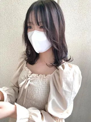 セミロング TELA HAIR所属・武内 凌レイヤーカット🐺のヘアスタイル