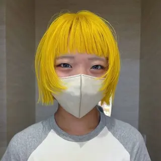ショート ハイトーン/ボブ/ ハイライト🌱ᩚ涼介のヘアスタイル