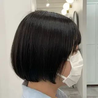 ショート 顔まわりカット/ボブ /🧁とーこ🧁のヘアスタイル