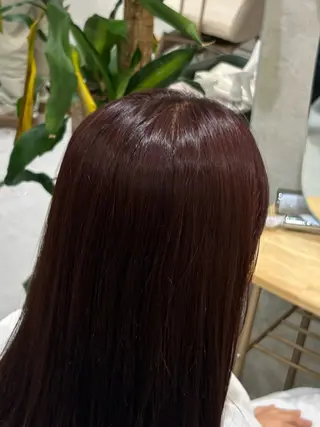 セミロング カラー 中嶋 うみのヘアスタイル