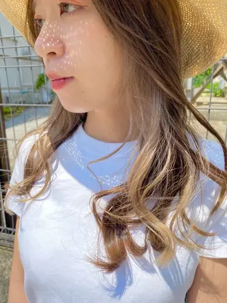 ロング カラー 艶髪🌟髪質改善✨ Zinaヤマダ チサのヘアスタイル