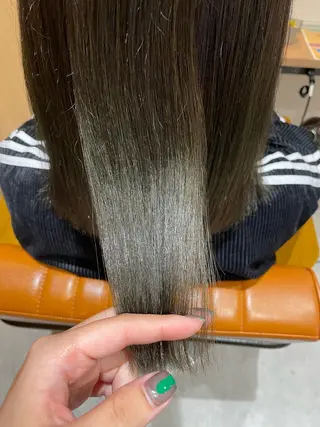 ミディアム 中田 サヤカのヘアスタイル