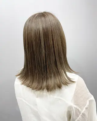 カラー 🫧ハイライトモデル 募集🫧溝口結麻のヘアスタイル