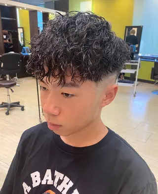 パーマ メンズ 年間2000名担当◎ パーマ職人/仲原佑樹のヘアスタイル