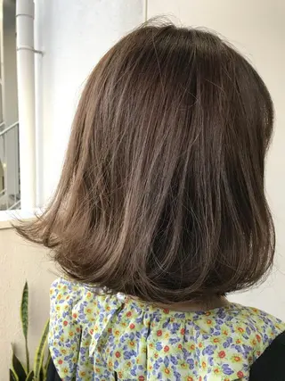 ミディアム Takahiro 髪質改善のヘアスタイル