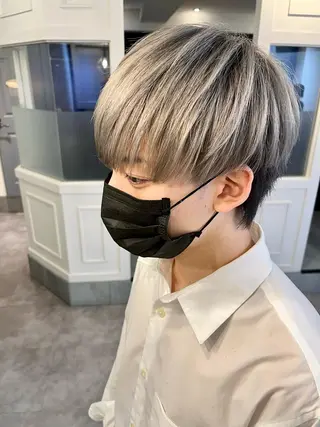 ショート カラー メンズ LAGRECE大阪梅田店所属・美髪矯正・髪質改善 【中村吉孝】のヘアスタイル