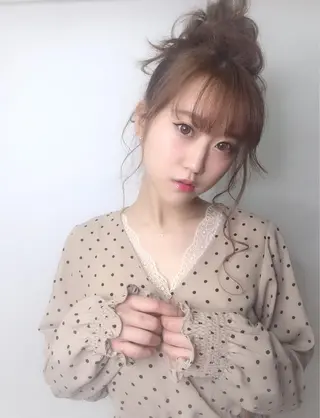 ロング ヘアアレンジ omocha hair salon所属・大嶋 伸吾のヘアスタイル