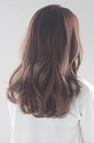 セミロング 💛髪質改善/透明感 カラー🧡reikaのヘアスタイル