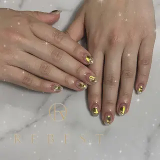 ネイル ❤️💛🩵京橋 痛ネイル⭐️3Dのネイルデザイン