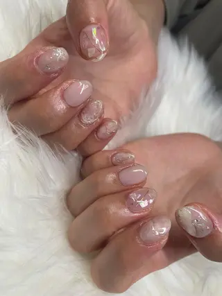 ロング カラー ヘアアレンジ キッズ ネイル マツエク・マツパ アイブロウ 福田 加奈のネイルデザイン