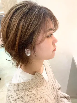 ミディアム カラー DiMPlE  ディンプル所属・🌸スタイリスト 山浦美恵のヘアスタイル