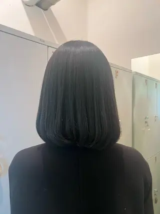 セミロング ハイトーンカラー/エ クステ/デザインのヘアスタイル