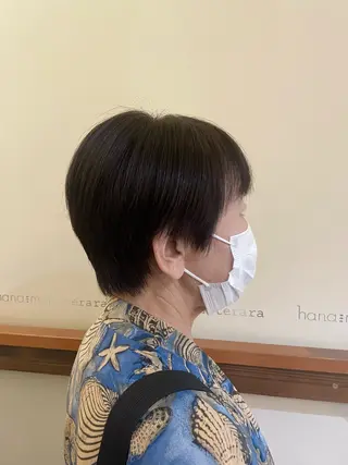 ショート hanamori terara所属・森 琳音のヘアスタイル