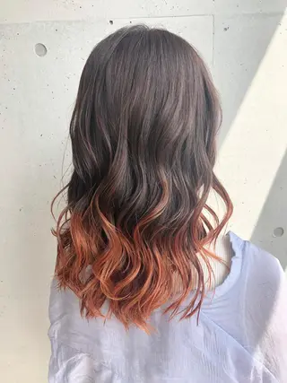 セミロング カラー ☘️em HAIR 内藤光哉🍀のヘアスタイル