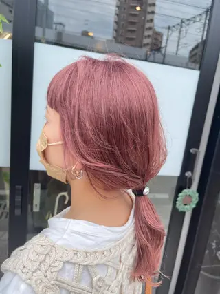 ミディアム ダブルカラー /まつ毛パーマ🎀のヘアスタイル