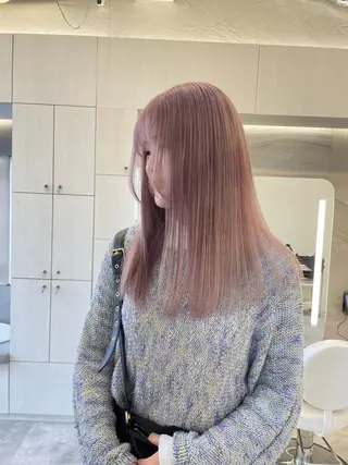 ロング カラー ヘアアレンジ 🍃柔らかヘアー田中 瑞希🍃のヘアスタイル
