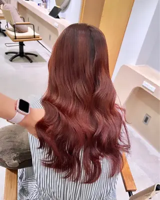 ヘアアレンジ ulu名古屋栄所属・落合しほ/韓国ヘア/ 髪質改善/縮毛矯正のヘアスタイル