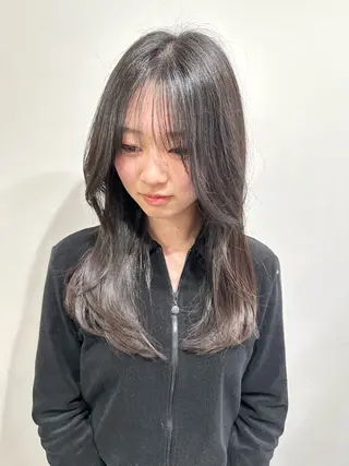 ロング ヘアアレンジ SALOWIN京都河原町Suite店所属・外国人風レイヤー/ ハイトーンSHUのヘアスタイル
