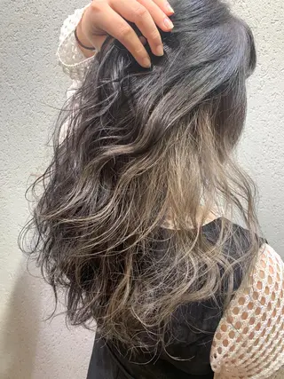 ロング カラー 酸性ストレート/ブリ ーチなし/中村 匠のヘアスタイル