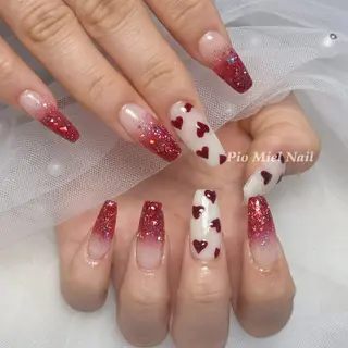 ネイル HANA 長さだしのネイルデザイン